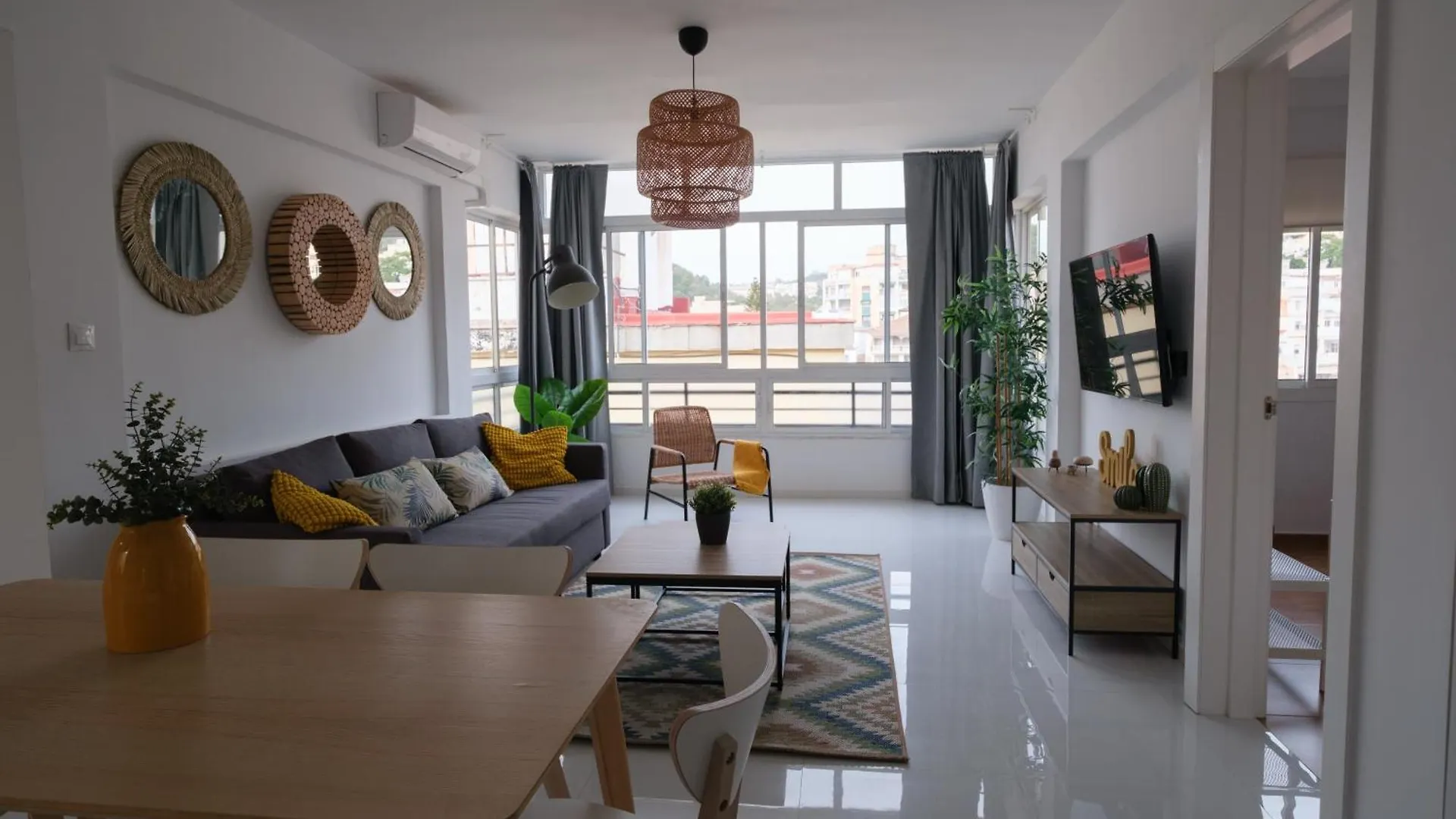 Wonderful Central Apartment Panoramics Views Wifi Málaga 0*,
